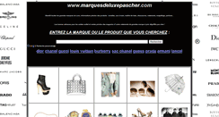 Desktop Screenshot of marquesdeluxepascher.com